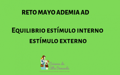 Equilibrio estímulo interno – estímulo externo